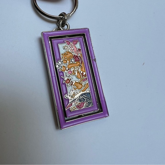 Vintage Disney Spinner Keychain Pooh Bear and Friends - Picture 6 of 9
